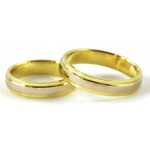 Snubní prsteny zlaté 0078 + DÁREK ZDARMA