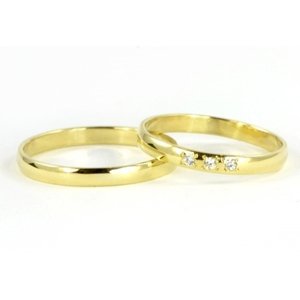 Snubní prsteny zlaté 0085 + DÁREK ZDARMA