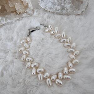 Aranys Náramek říční perly bílé 07356