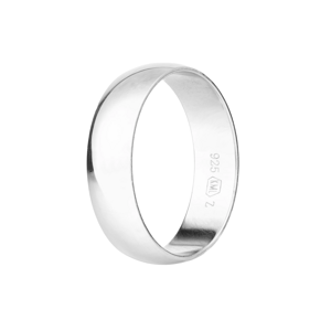 Aranys Stříbrný prsten snubní 4 mm, 51 12506