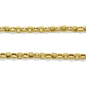 Aranys Ocelový náhrdelník zlacený, 50 cm 55181
