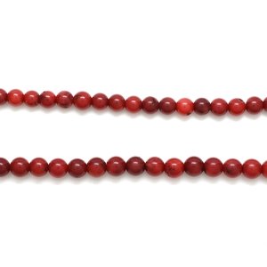 Aranys Náhrdelník červený korál 5,5 a 8 mm, 40 cm, 5,5 mm 16260