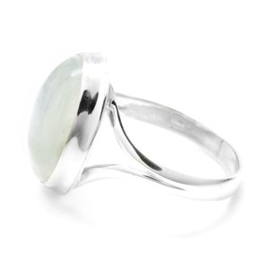Aranys Stříbrný prsten měsíční kámen, 68 16940