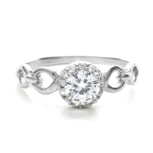 Aranys Luxusní prsten s velkým zirkonem, 49 55185
