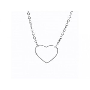 Ocelový náhrdelník ve tvaru srdce,Ocelový náhrdelník ve tvaru srdce