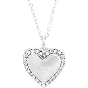 Stříbrný náhrdelník se Swarovski Elements srdce Krystal,Stříbrný náhrdelník se Swarovski Elements srdce Krystal