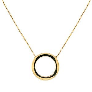 Zlatý 14 karátový náhrdelník kroužek 92A00023,Zlatý 14 karátový náhrdelník kroužek 92A00023