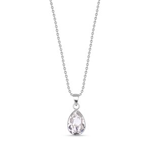 Stříbrný náhrdelník se Swarovski Elements čirá kapka Baroque N432010C Krystal,Stříbrný náhrdelník se Swarovski Elements čirá kapka Baroque N432010C Kr