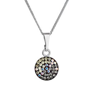 Stříbrný náhrdelník se Swarovski krystaly kulatý měsíční 32086.3 moonlight,Stříbrný náhrdelník se Swarovski krystaly kulatý měsíční 32086.3 moonlight