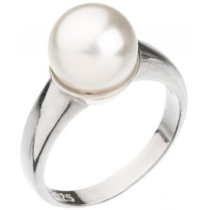 Prsten se Swarovski Elements perla 35022.1 Bílá 10 mm 52,Prsten se Swarovski Elements perla 35022.1 Bílá 10 mm 52