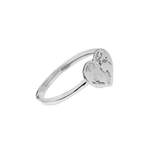 Prsten Srdce Globe nastavitelný stříbro 925 2410
