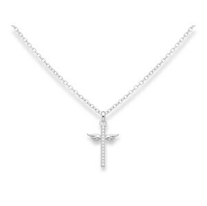 Náhrdelník Andělský křížek stříbro 925 2898