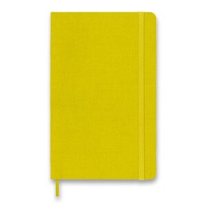 Zápisník Moleskine Silk VÝBĚR BAREV - tvrdé desky - L, linkovaný 1331/111725 - žlutá