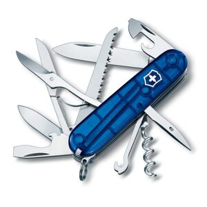 Nůž Victorinox Huntsman modrá transparentní 1.3713.T2B1