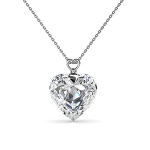 Royal Fashion stříbrný náhrdelník Srdce DPS0520