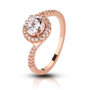 Emporial prsten Elegance 14k růžové zlato MA-M3622-ROSEGOLD Velikost: 7 (EU: 54-56)