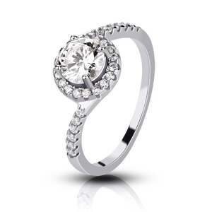 Emporial stříbrný rhodiovaný prsten Elegance MA-M3622-SILVER Velikost: 8 (EU: 57-58)