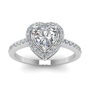 Emporial stříbrný rhodiovaný prsten Čiré srdce MA-R0543-WHITEZIRKON-SILVER Velikost: 10 (EU: 61-63)
