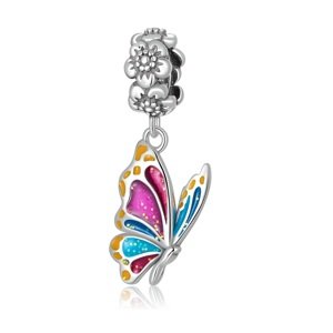 Royal Fashion stříbrný přívěsek Krásný motýl SCC2216